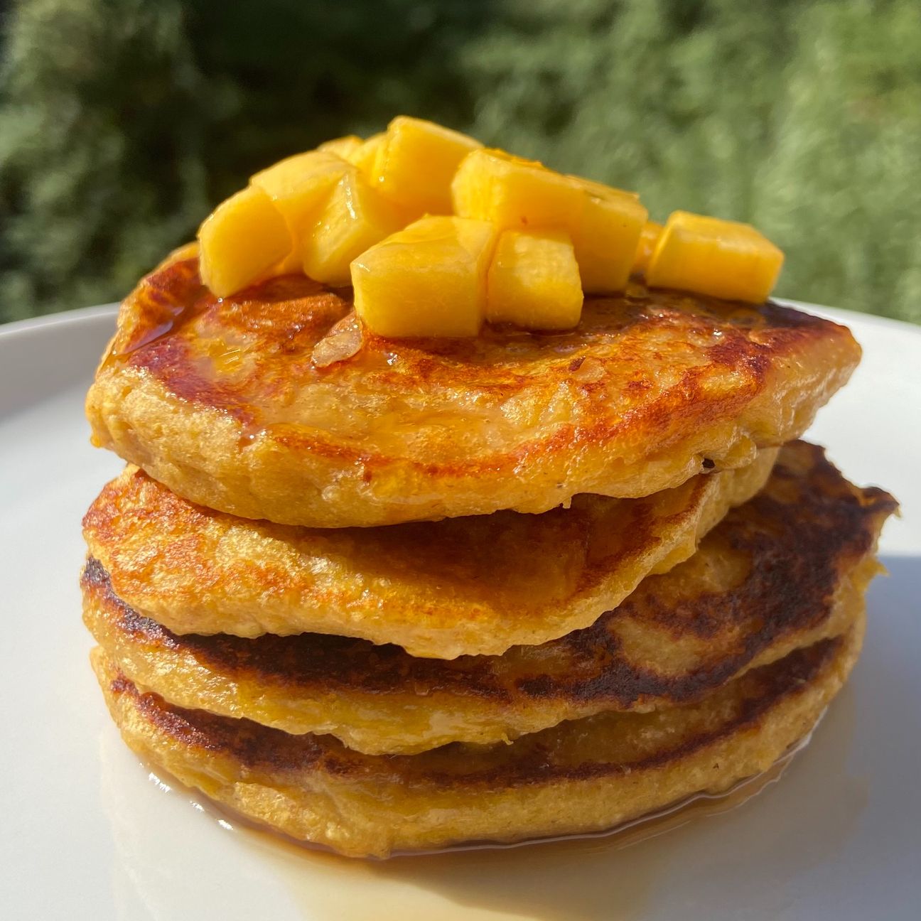 Pancake alle pesche😍