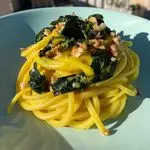 Ricetta Spaghetti alla crema di zafferano e cavolo nero😍