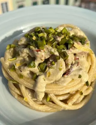 Ricetta Pasta al pistacchio e pomodorini secchi 🤩 di ninnalemon