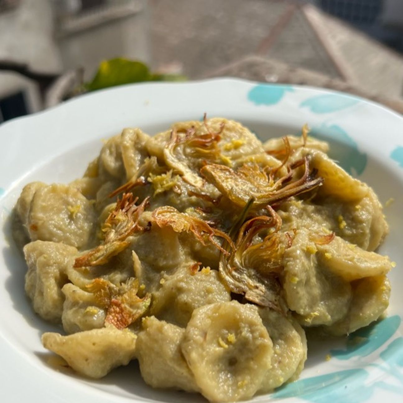 Orecchiette ai carciofi in doppia consistenza 🤤