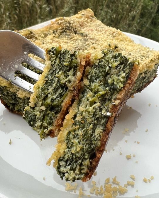 Quadrotti di spinaci e pecorino 💕