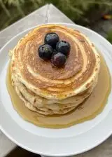 Ricetta Maxi pancake ai mirtilli
