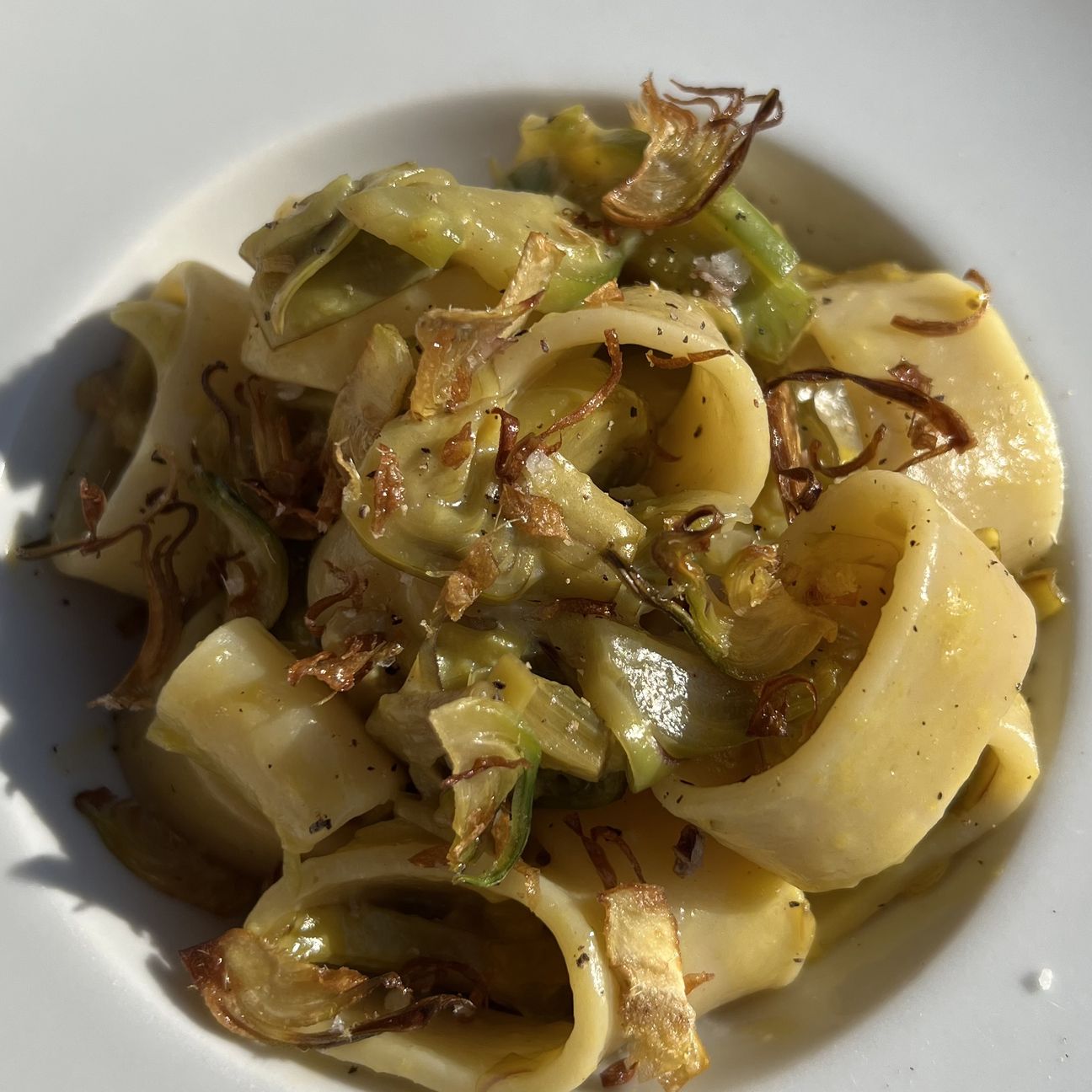 Carbonara di carciofi