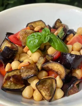 Ricetta Insalata di melanzane, ceci e pomodorini di ninnalemon