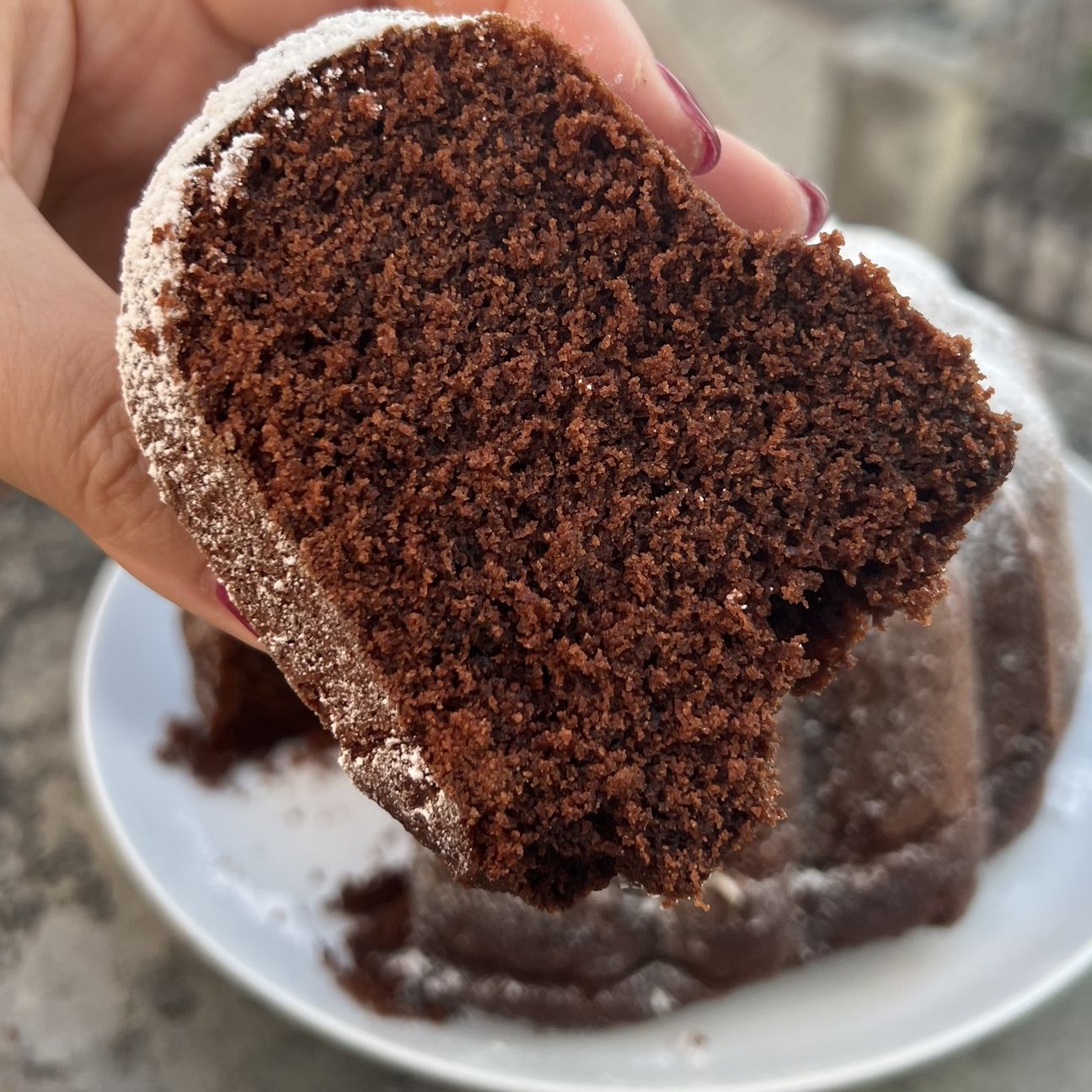 Ciambellone al cacao e panna
