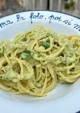 Ricetta Spaghetti con pesto di limone e basilico