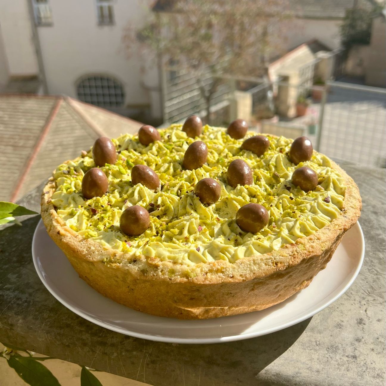 TORTA A STRATI AL PISTACCHIO 💚