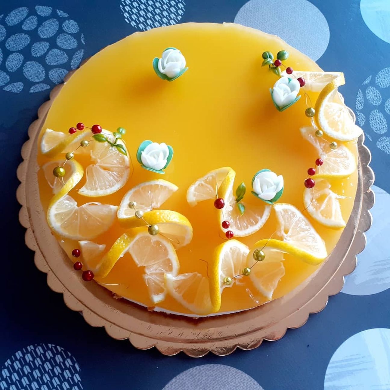 Torta fredda al limone
