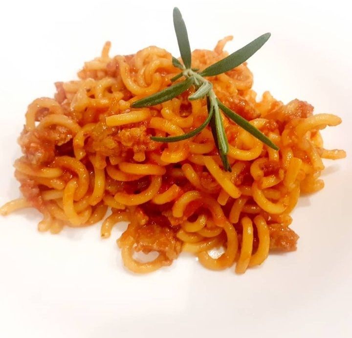 Gramigna con ragù di salsiccia