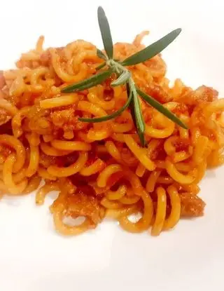 Ricetta Gramigna con ragù di salsiccia di bolleinpentola