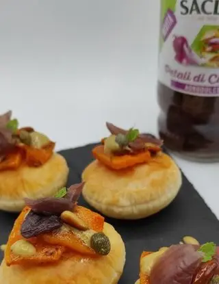 Ricetta Bombette con zucca e petali di cipolla di florianadesio