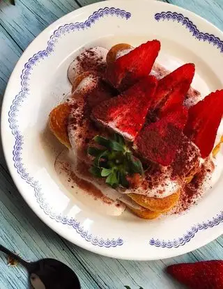 Ricetta Tiramisù con crema dolce al mascarpone e fragole di florianadesio