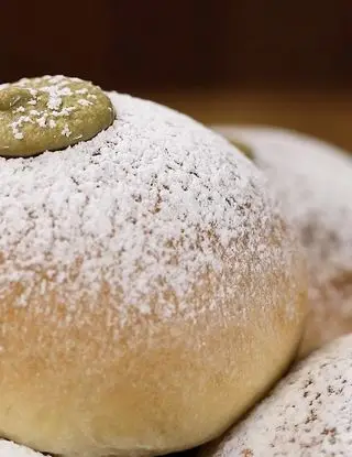 Ricetta Bombe ripiene al pistacchio di babbi