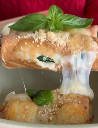 Ricetta Crêpes salate ricotta e spinaci di ricettinaeasy