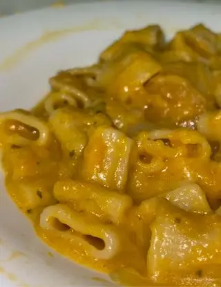 Ricetta Mezze maniche crema di zucca e patate, besciamella parmigiano e scorza di aidabarretta2