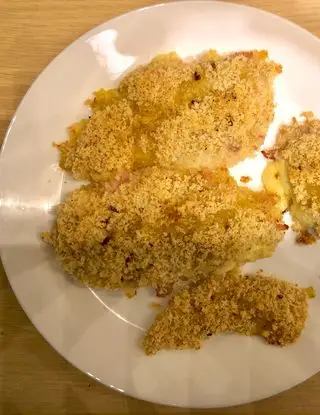 Ricetta Cotolette di pollo 🍗 simpatico al forno senza uova 🥚 di valentina63