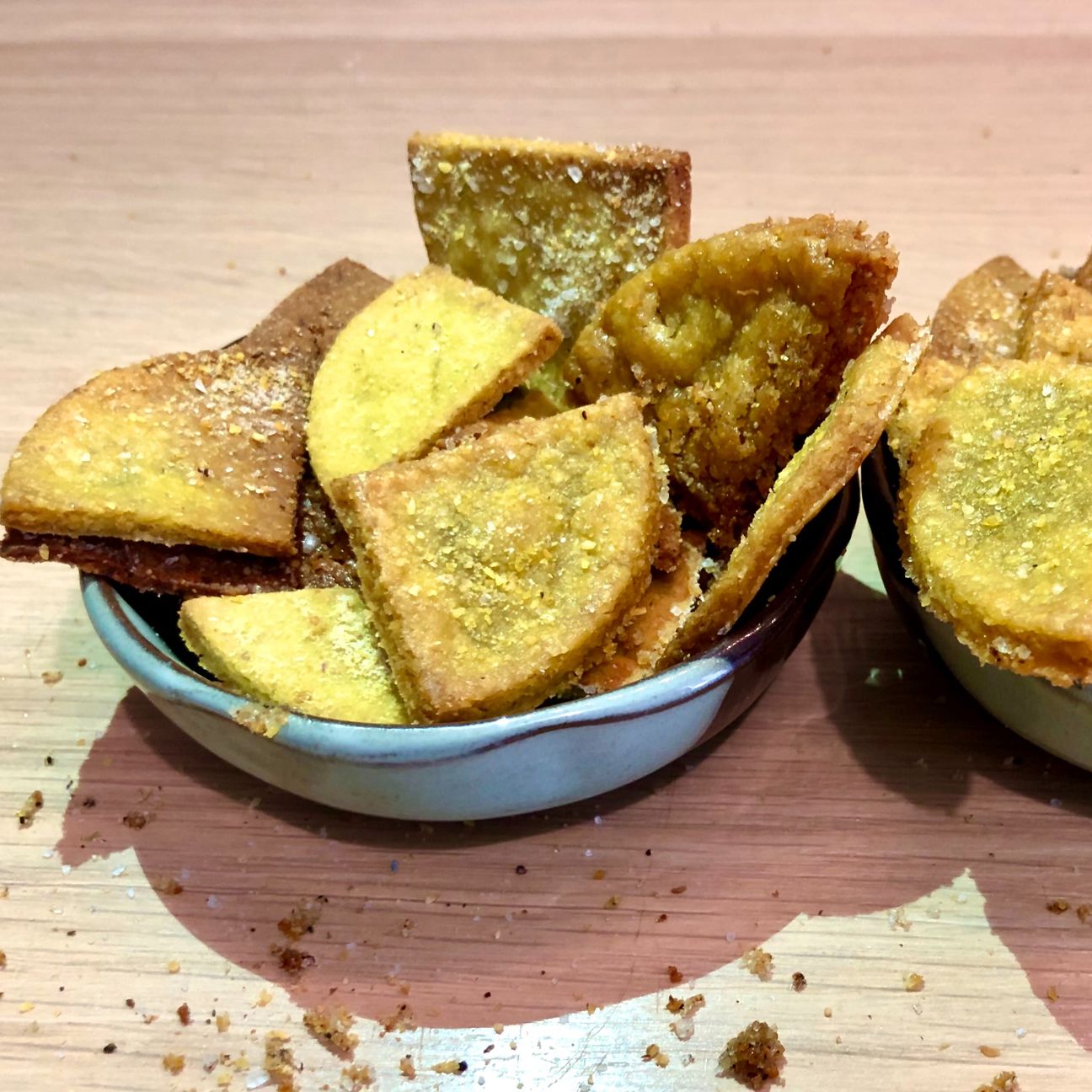 Chips 🍟 vegane di mais 🌽, ceci e fagiolini