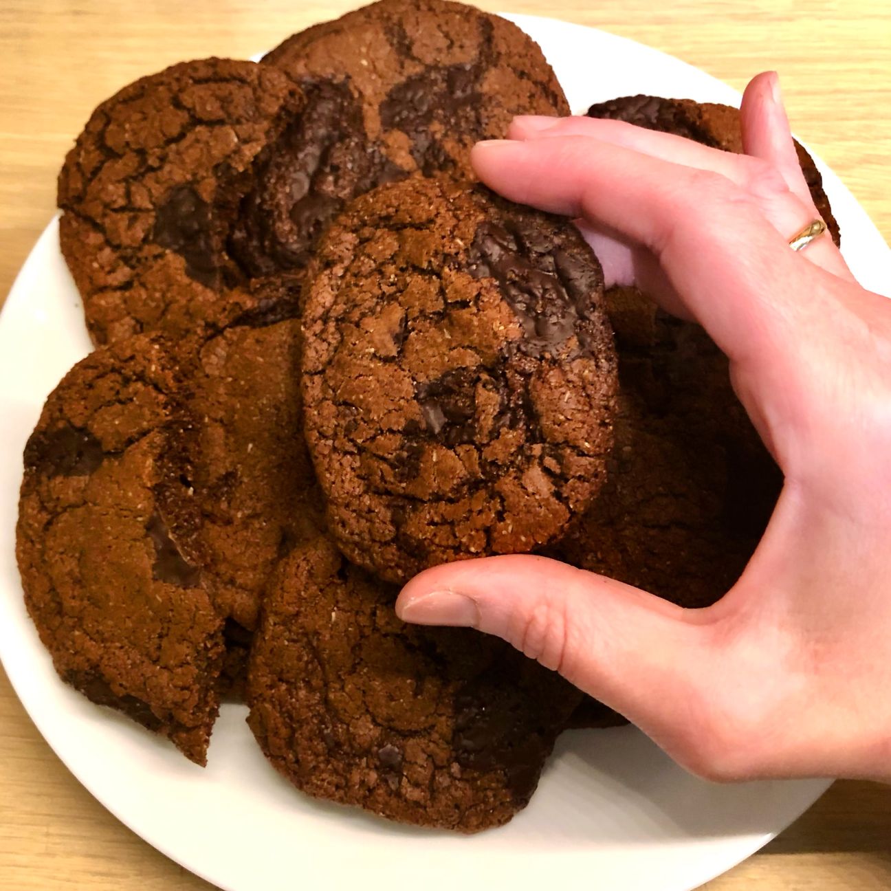Cookies 🍪 senza glutine alla nutella 🧉 e avena