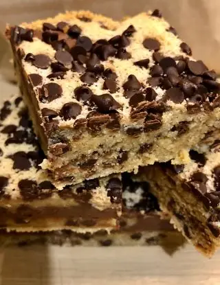 Ricetta Cookie 🍪 bars senza glutine alla nutella con avena e cioccolato 🍫 di valentina63