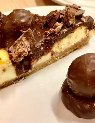 Ricetta New York cheesecake con ganache al rocher di valentina63