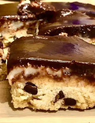 Ricetta Cookie bars 🍪 con crema al cocco 🥥 e ganache alla Nutella 🧉 di valentina63