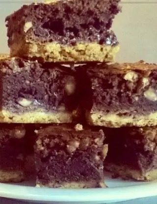 Ricetta Brownies bicolori con nocciole di valentina63