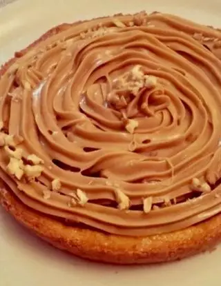 Ricetta Crostata di pasta frolla alle mandorle con noci caramellate al cioccolato e ganache al cioccolato 🍫 e caffè ☕️ di valentina63