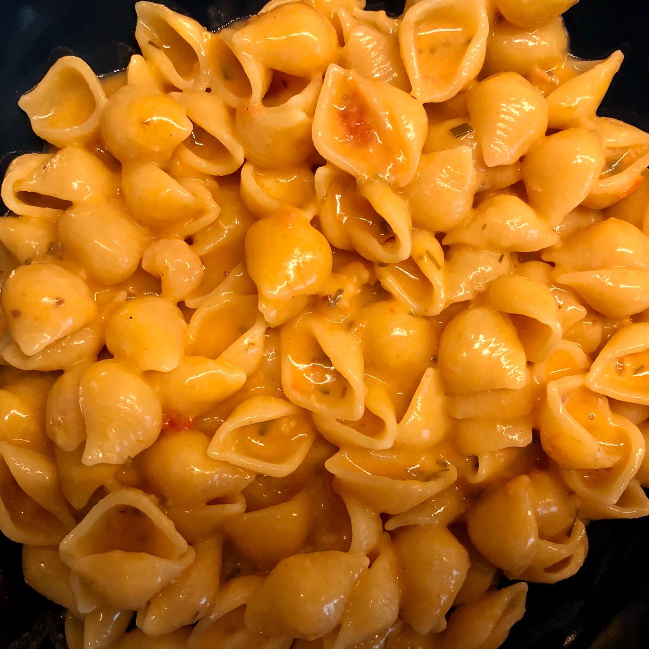 Conchiglie 🐚 al pesto di gamberetti 🍤 e salmone