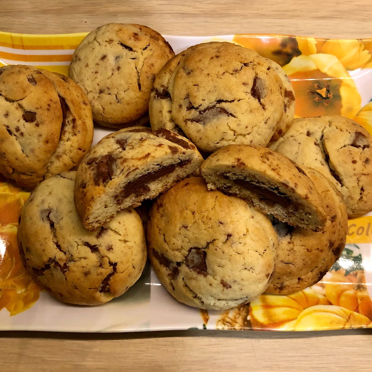 Cookies 🍪 al cioccolato 🍫 con cuore di Nutella 🧉
