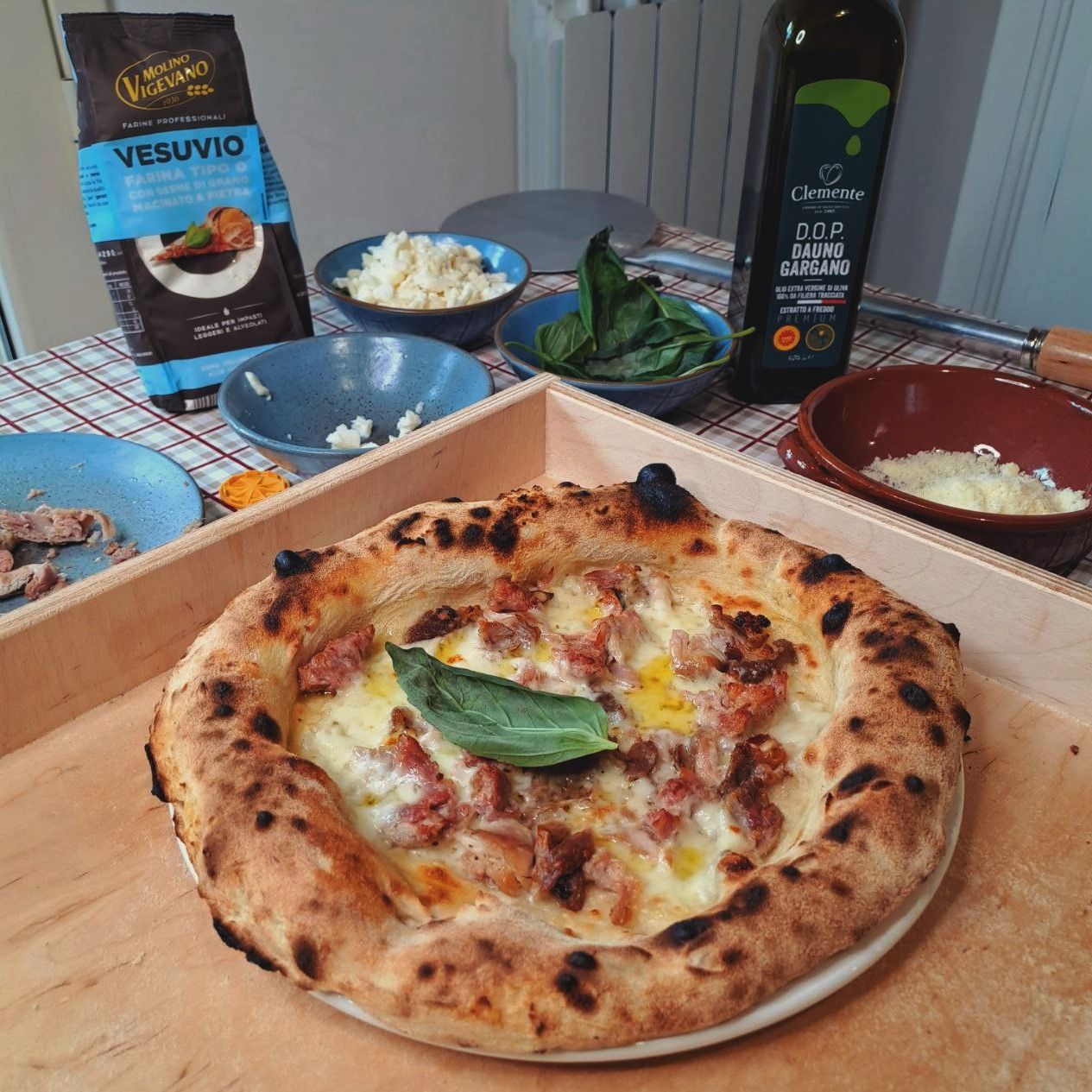 Pizza napoletana contemporanea con metodo Diretto