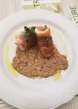 Ricetta Incoltini di petto di pollo melanzane grigliate e bacon