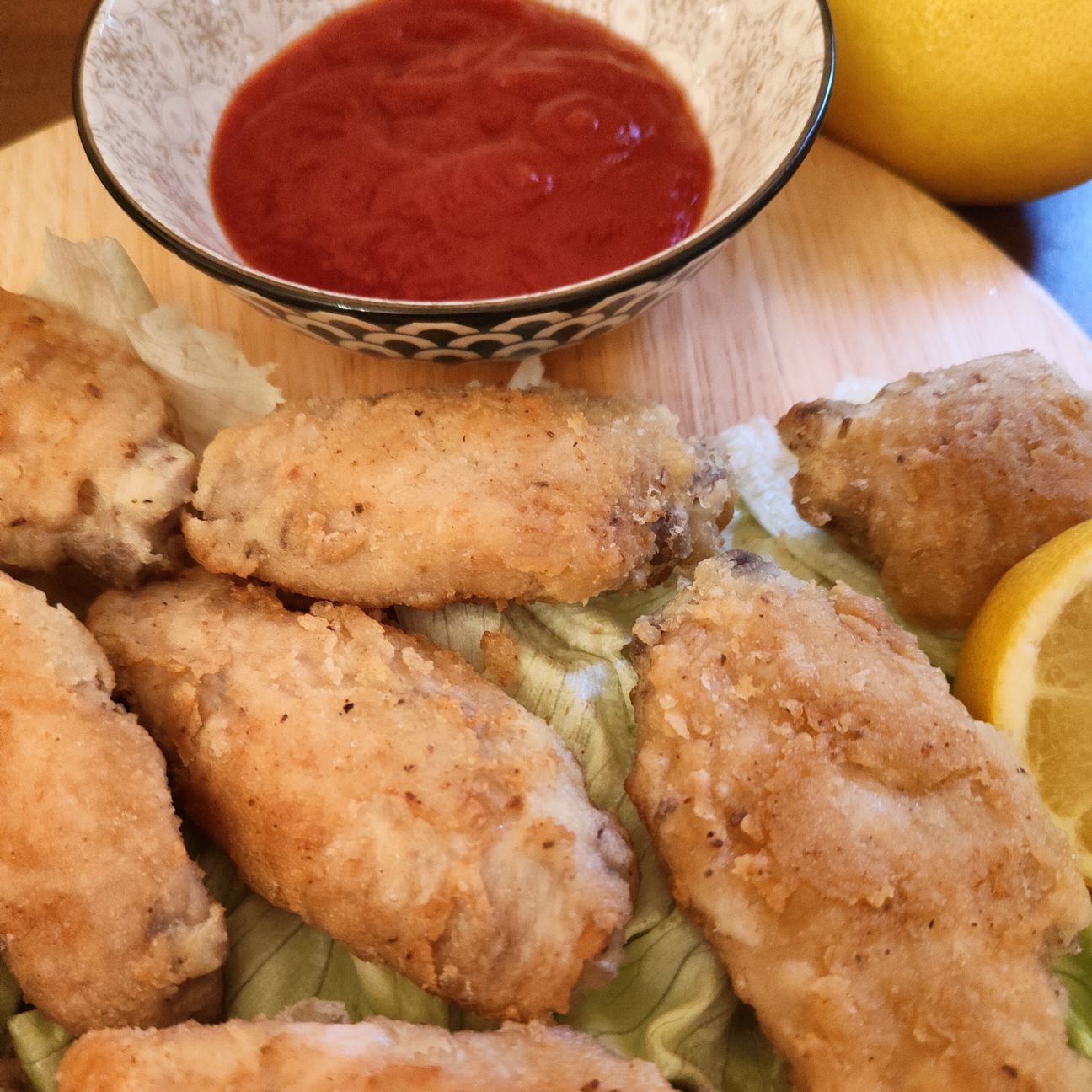 Alette di pollo fritte