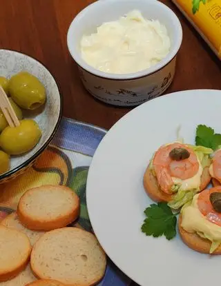 Ricetta Antipasto con gamberi e maionese di giovanna.longo64