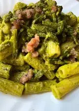 Ricetta Pasta con crema di asparagi e salsiccia