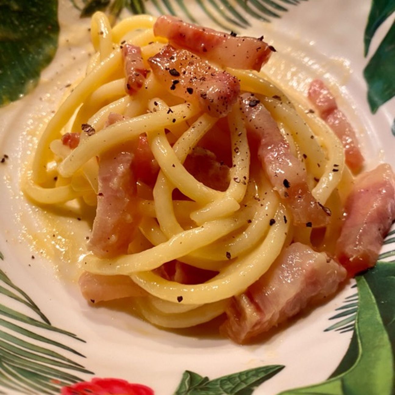 Tonnarelli alla carbonara