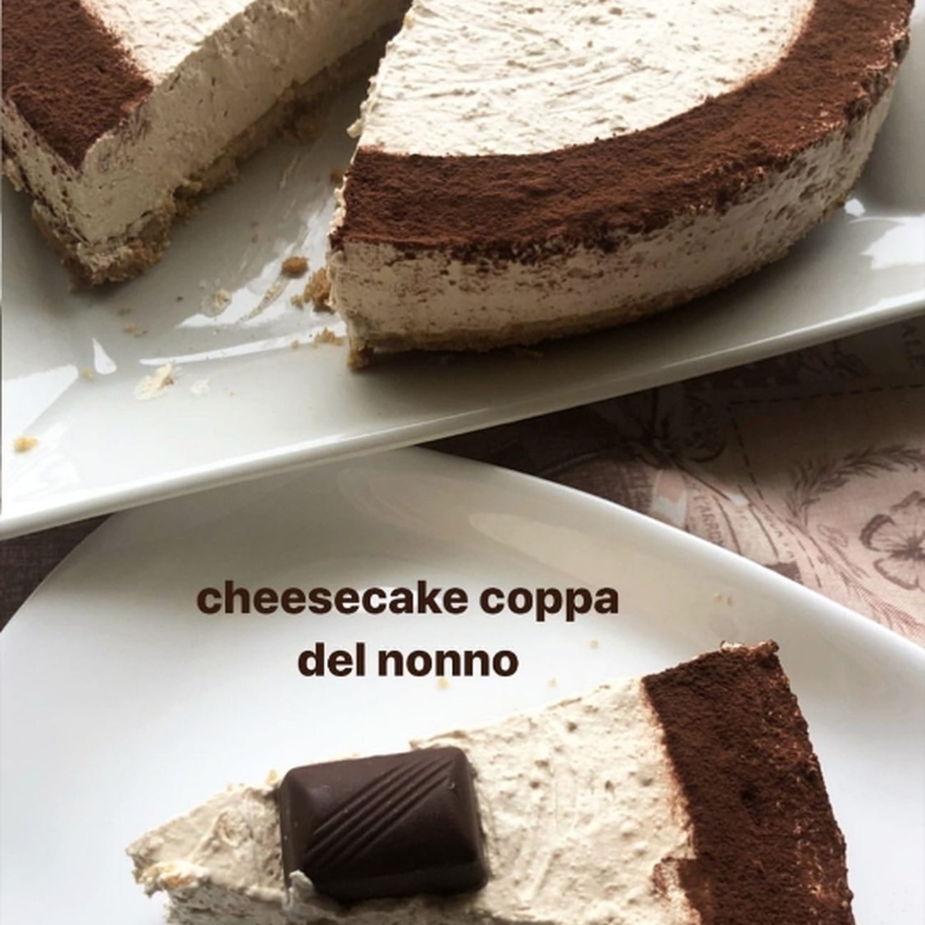Cheesecake coppa del nonno