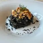 Ricetta Tagliolini impasto al nero di seppia con ragù di baccalà