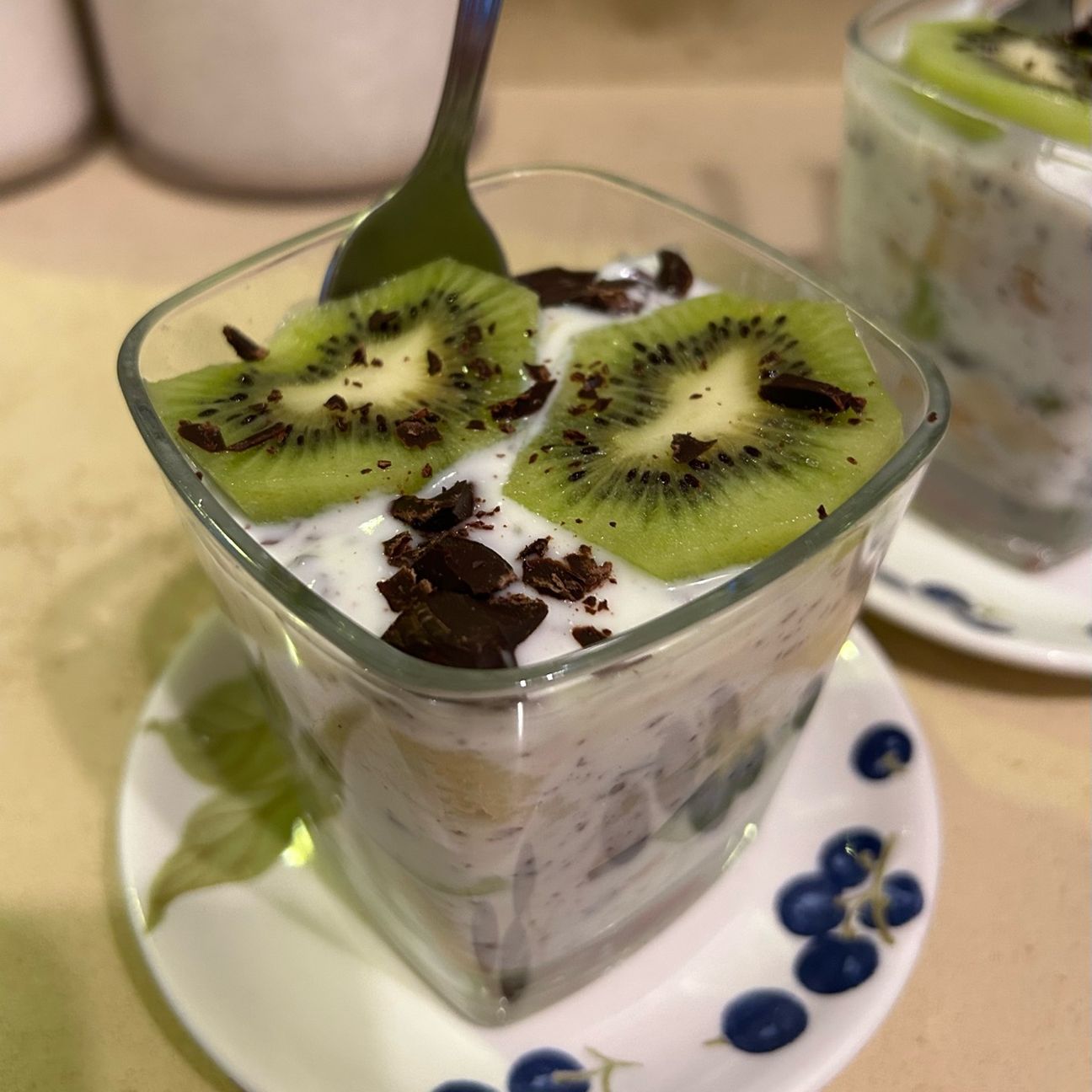 Dessert alla stracciatella fit