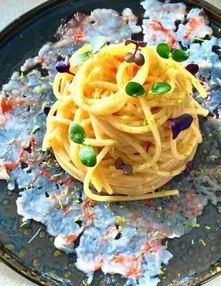 Ricetta Spaghetto carpaccio gambero di Nando