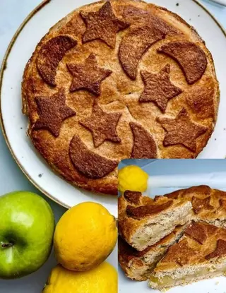 Ricetta Crostata Cuor di Mela Senza Burro e Zucchero di Justfitfood_