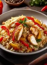 Ricetta Riso basmati con pollo e peperoni