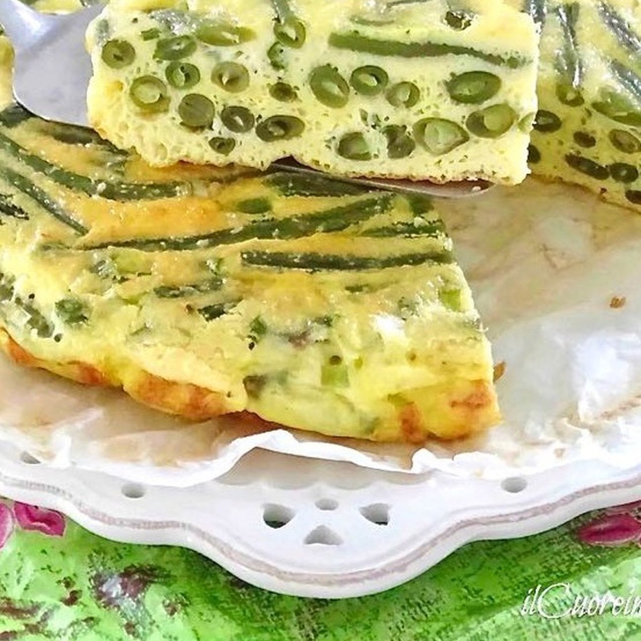 Frittata di fagiolini