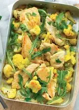 Ricetta Petto di pollo con cavolfiore alla curcuma