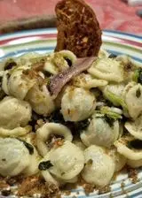 Ricetta Pasta Orecchiette con cime di Rapa e muddica atturrata