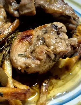Ricetta Carne alla Cacciatora ( coniglio, pollo, abbacchio.... di max_spadafora