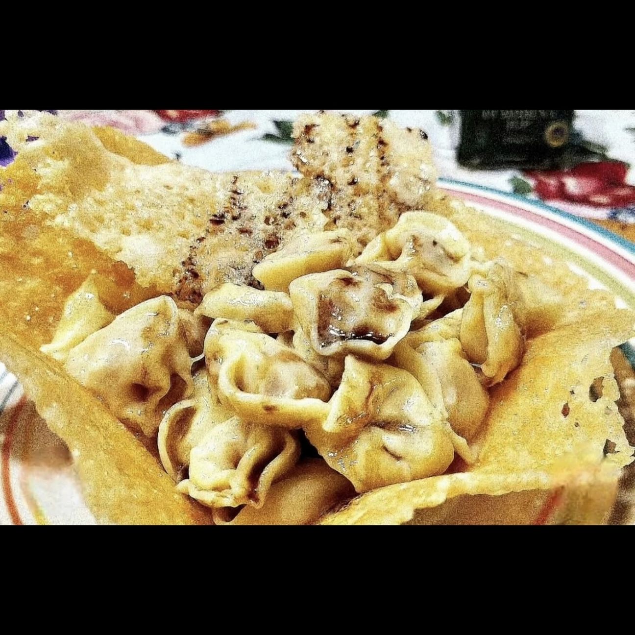 Tortellini crema di parmigiano e aceto balsamico