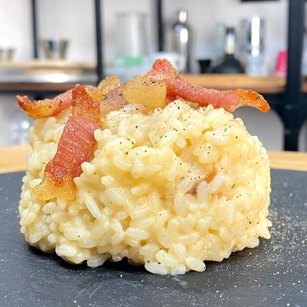 Risotto alla carbonara Al.Ta Cucina Homemadeinnaples