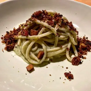 Ricetta Spaghettone con crema di zucchine e tofu croccante di Homemadeinnaples