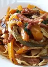 Ricetta Tagliatelle alla carbonara rivisitate