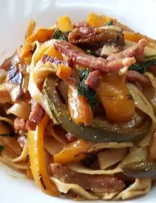 Ricetta Tagliatelle alla carbonara rivisitate di giusi7